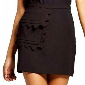 Victoria Beckham For Target Black Mini Skirt M